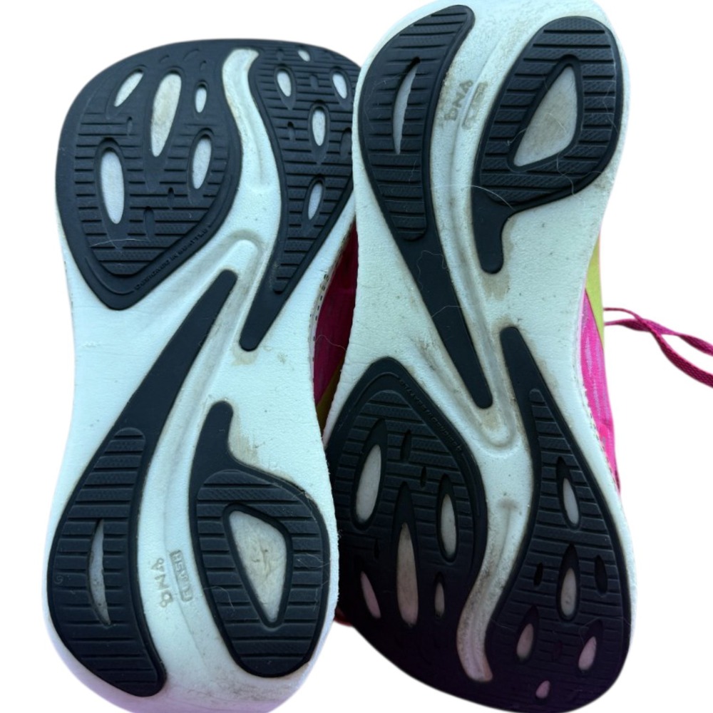 Brooks Hyperion Max Womens Neon Pink Green Performance Running Shoes 9 B - Picture 7 of 8